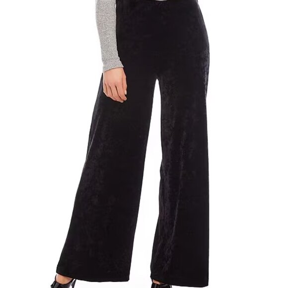 Karen Kane Pants - Karen Kane Crushed Velvet Pants Women's Size M Black Elastic Waist Stretch